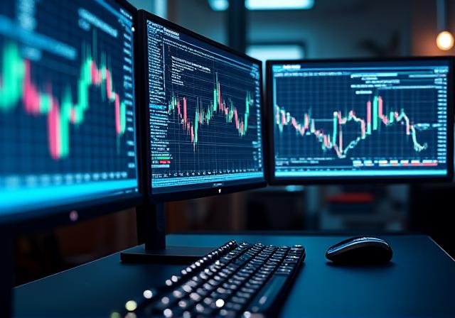Sophisticated trading dashboard showcasing analytics and risk metrics